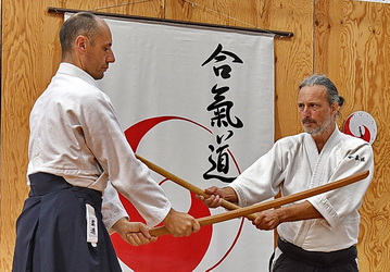  Aïkido traditionnel Montpellier Stéphane Villepontoux professeur du dojo de La Rauze