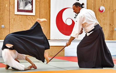  Aïkido traditionnel Montpellier Stéphane Villepontoux professeur du dojo de La Rauze